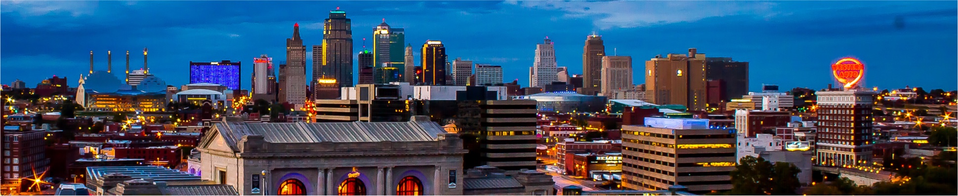 Kansas City Skyline at night Kansas City Skyline at Night